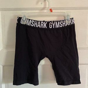 Gymshark Fit Seamless Cycling Shorts - Black/White